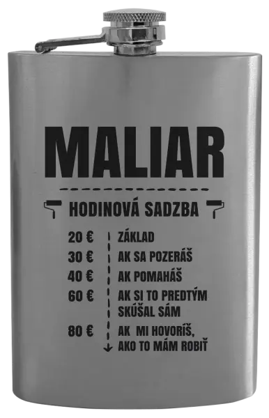 Ploskačka Hodinová sadzba - maliar