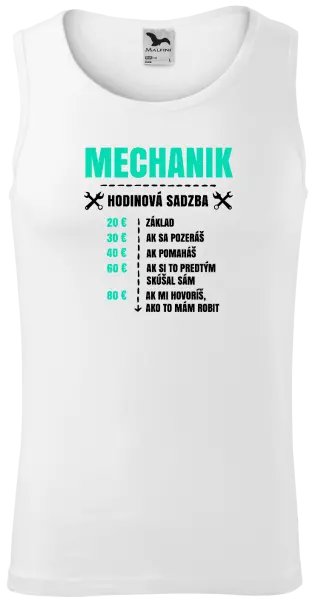 Pánske tielko Hodinová sadzba - mechanik