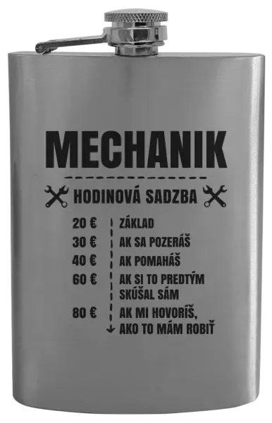 Ploskačka Hodinová sadzba - mechanik
