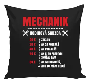 Vankúš Hodinová sadzba - mechanik
