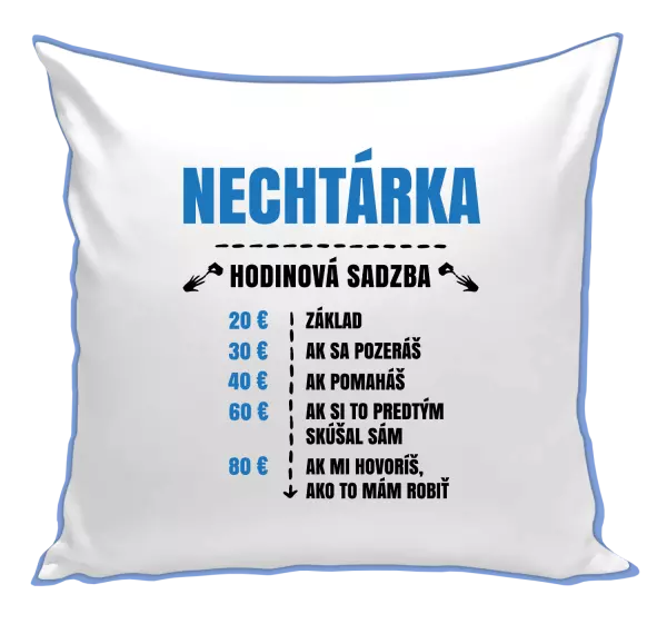 Vankúš Hodinová sadzba - nechtárka
