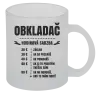 Hrnček Hodinová sadzba - obkladač 