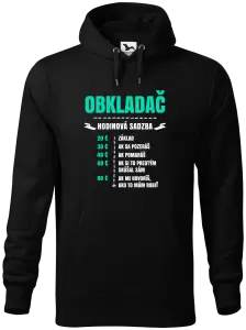 Pánska mikina Hodinová sadzba - obkladač 