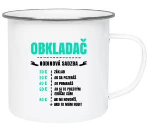 Plecháčik Hodinová sadzba - obkladač 