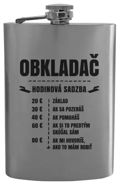 Ploskačka Hodinová sadzba - obkladač 