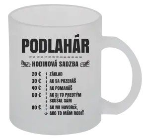 Hrnček Hodinová sadzba - podlahár