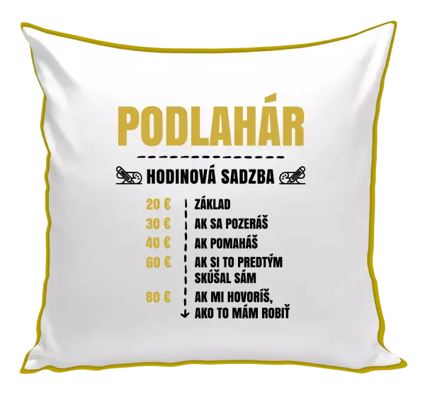 Vankúš Hodinová sadzba - podlahár