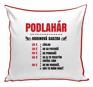 Vankúš Hodinová sadzba - podlahár