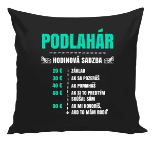 Vankúš Hodinová sadzba - podlahár