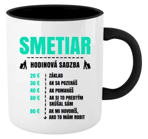 Hrnček  Hodinová sadzba - smetiar