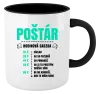 Hrnček  Hodinová sadzba - poštár