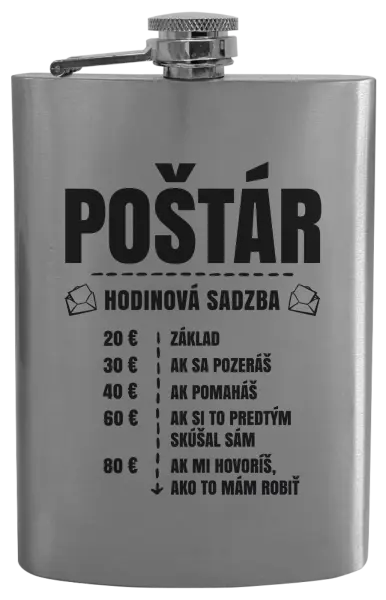 Ploskačka Hodinová sadzba - poštár