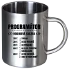 Nerezový hrnček Hodinová sadzba - programátor