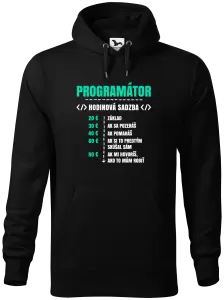 Pánska mikina Hodinová sadzba - programátor