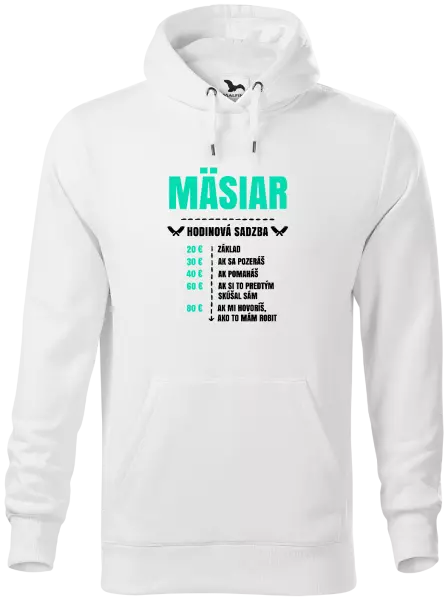 Pánska mikina Hodinová sadzba - mäsiar