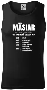 Pánske tielko Hodinová sadzba - mäsiar