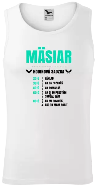 Pánske tielko Hodinová sadzba - mäsiar