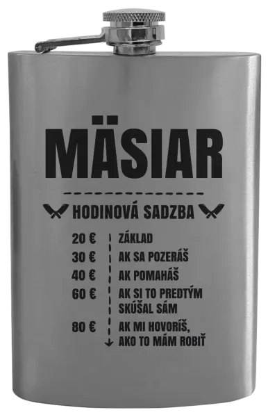 Ploskačka Hodinová sadzba - mäsiar