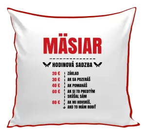 Vankúš Hodinová sadzba - mäsiar