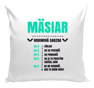 Vankúš Hodinová sadzba - mäsiar