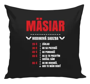 Vankúš Hodinová sadzba - mäsiar