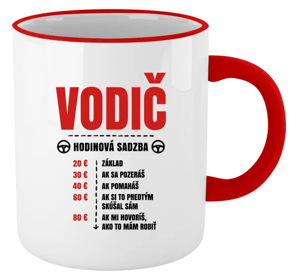 Hrnček Hodinová sadzba - vodič