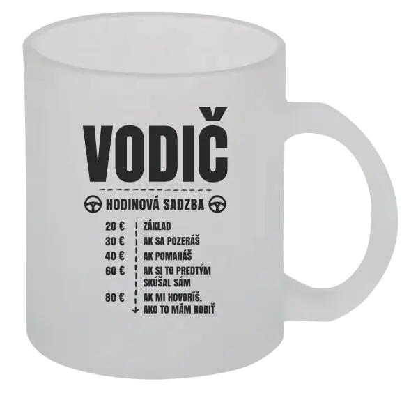 Hrnček Hodinová sadzba - vodič