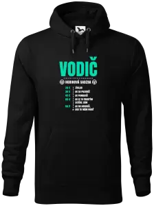 Pánska mikina Hodinová sadzba - vodič