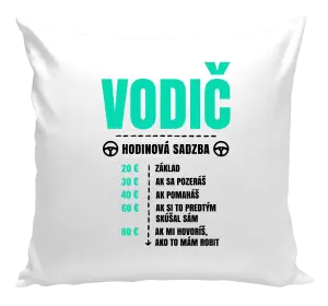 Vankúš Hodinová sadzba - vodič