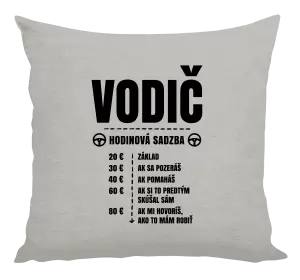 Vankúš Hodinová sadzba - vodič
