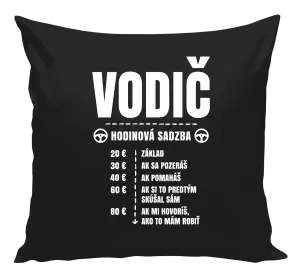 Vankúš Hodinová sadzba - vodič