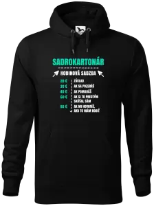 Pánska mikina Hodinová sadzba - sadrokartonár
