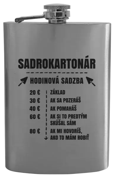 Ploskačka Hodinová sadzba - sadrokartonár