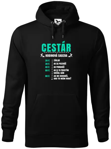 Pánska mikina Hodinová sadzba - cestár