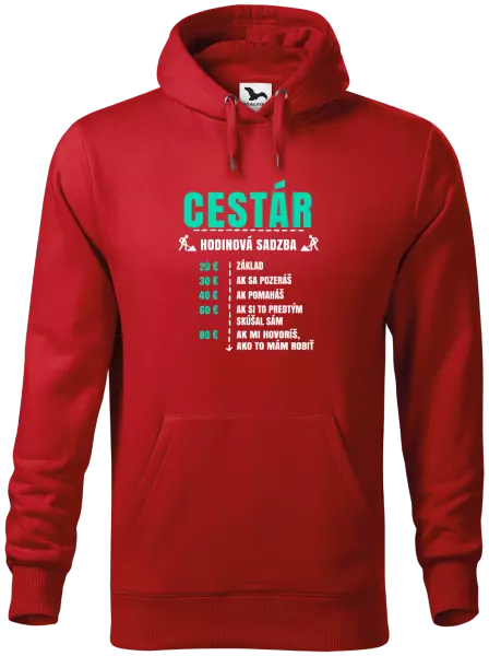 Pánska mikina Hodinová sadzba - cestár