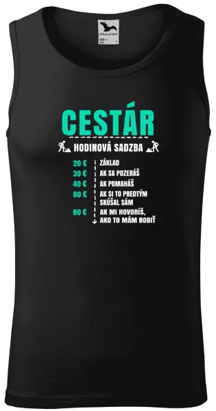 Pánske tielko Hodinová sadzba - cestár