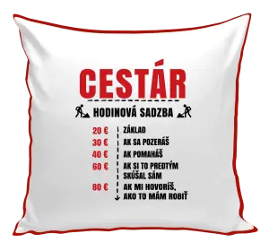 Vankúš Hodinová sadzba - cestár