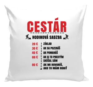 Vankúš Hodinová sadzba - cestár