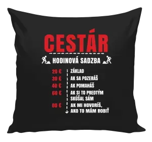 Vankúš Hodinová sadzba - cestár