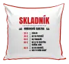 Vankúš Hodinová sadzba - skladník
