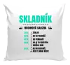 Vankúš Hodinová sadzba - skladník