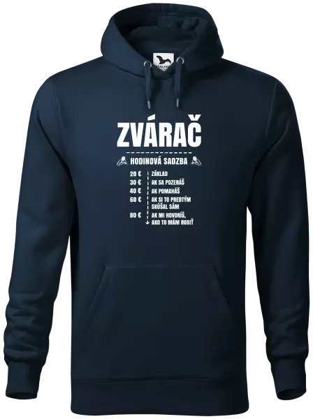 Pánska mikina Hodinová sadzba - zvárač