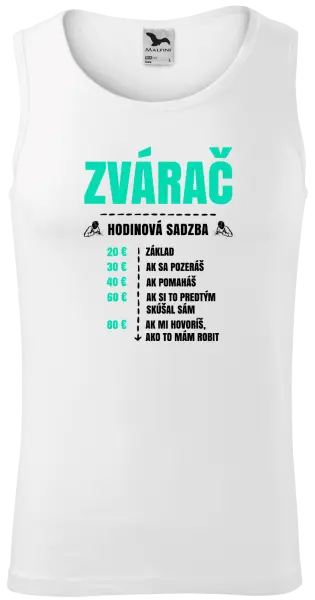 Pánske tielko Hodinová sadzba - zvárač