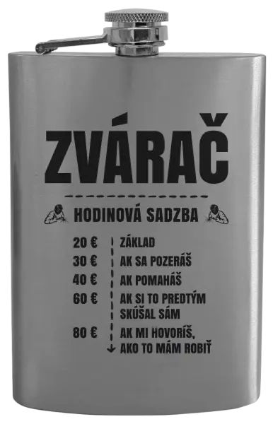 Ploskačka Hodinová sadzba - zvárač