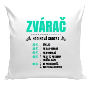 Vankúš Hodinová sadzba - zvárač