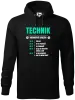 Pánska mikina Hodinová sadzba - technik