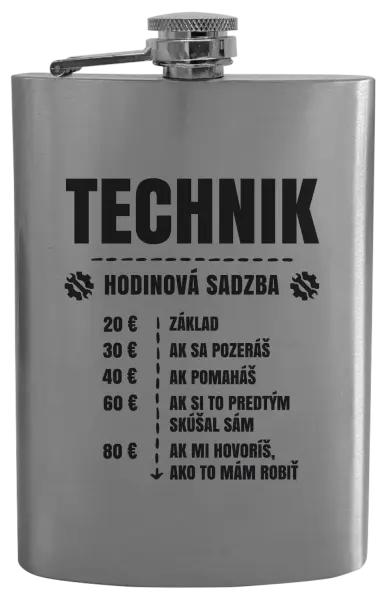 Ploskačka Hodinová sadzba - technik