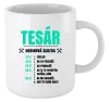 Hrnček Hodinová sadzba - tesár