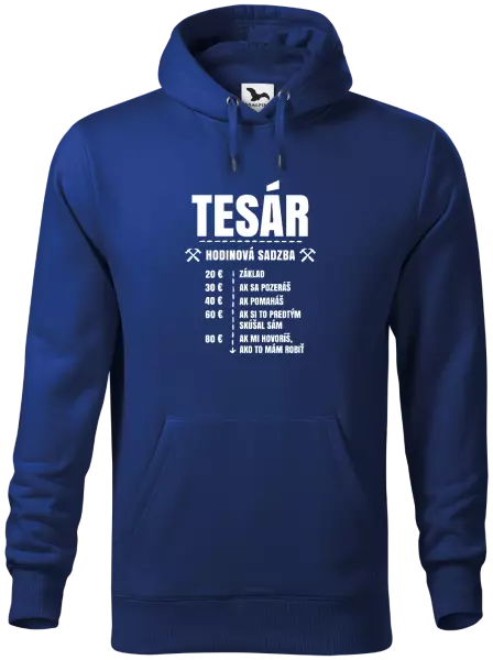 Pánska mikina Hodinová sadzba - tesár