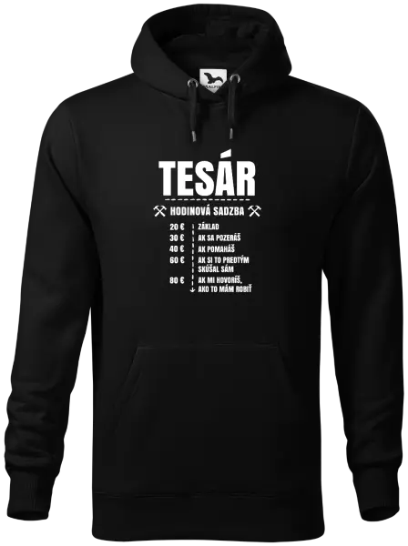 Pánska mikina Hodinová sadzba - tesár